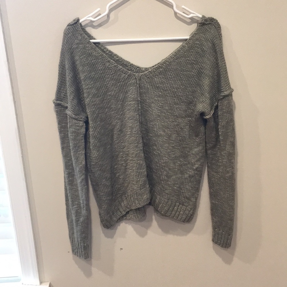 Off the shoulder sweater